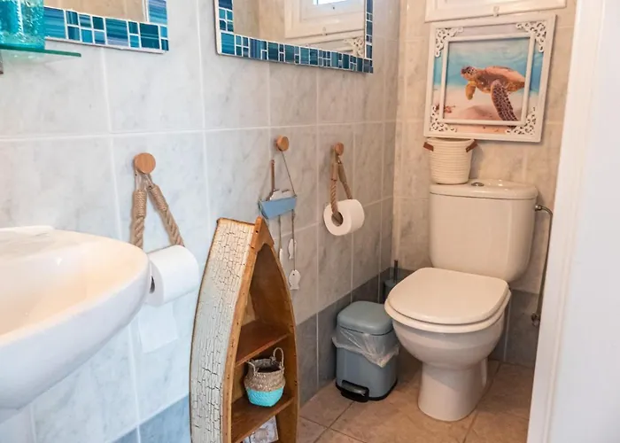 Villa Greek Island Style 2 Bedroom With Pool Next To The Sea