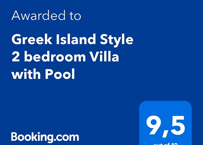 Greek Island Style 2 Bedroom With Pool Next To The Sea *